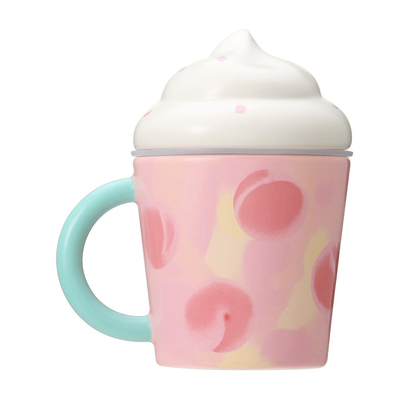 Japan Starbucks Summer Collection - Peachful Paradise Mug with Lid 296ml - back