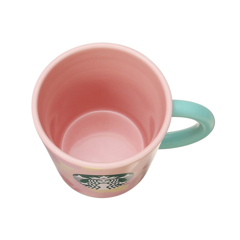 Japan Starbucks Summer Collection - Peachful Paradise Mug with Lid 296ml - top