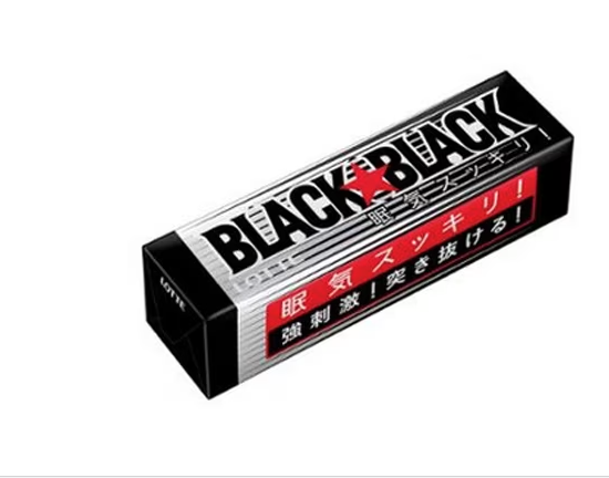 Black Black Super Menthol Caffeinated Gum