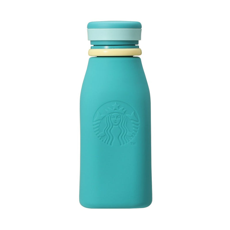 Starbucks Foldable Silicone Bottle - Blue