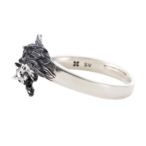 Jujutsu Kaisen Yuji Itadori Tamainu Ring - Size 21 - White Clover