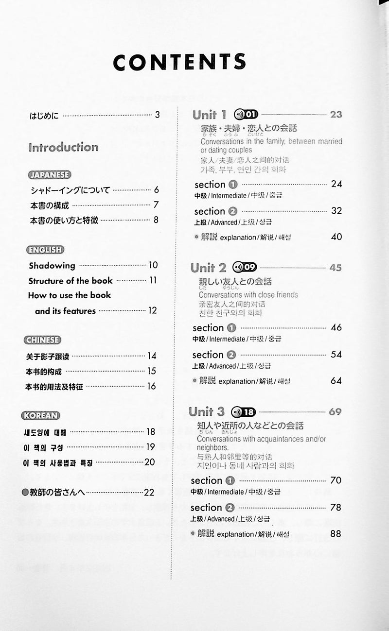 New Shadowing: Let's Speak Japanese! (Intermediate to Advanced Level)