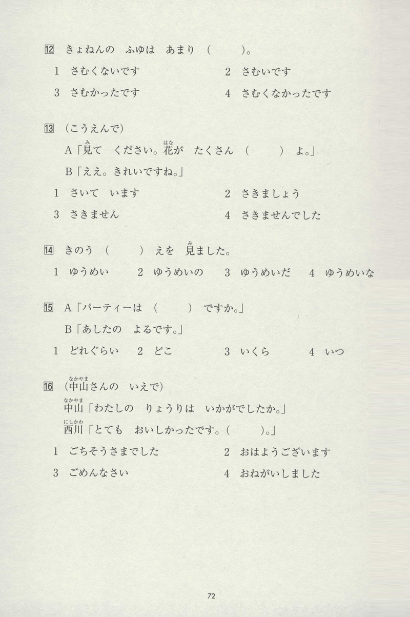 JLPT N5 Kanji, Vocabulary & Grammar Chokuzen-Taisaku