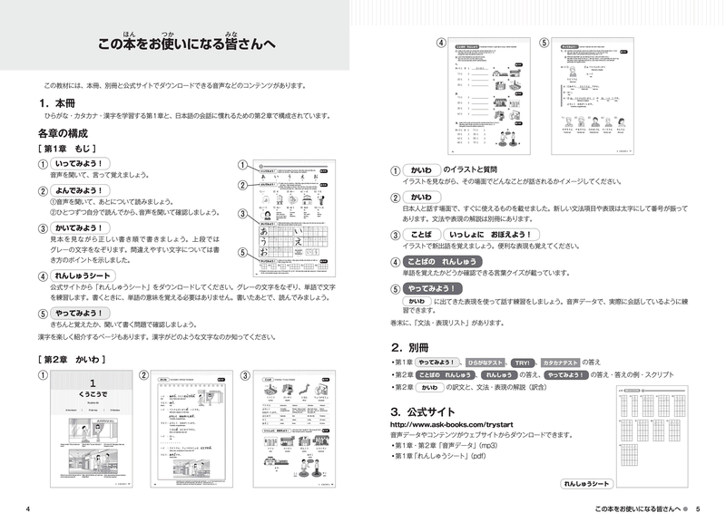 Try! Start Nihongo Hajimeyo (Japanese for Beginners)