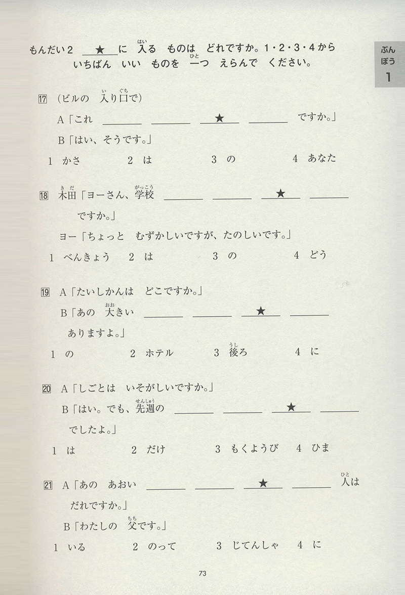 JLPT N5 Kanji, Vocabulary & Grammar Chokuzen-Taisaku
