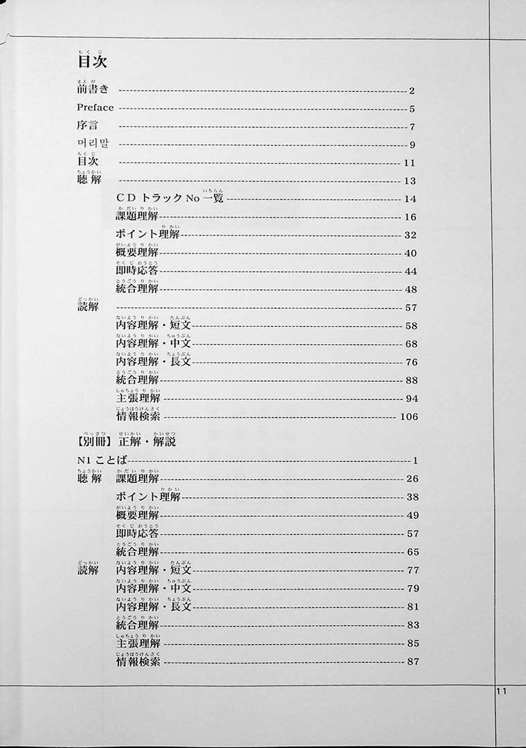 Drill and Drill N1 Listening and Reading Page  11