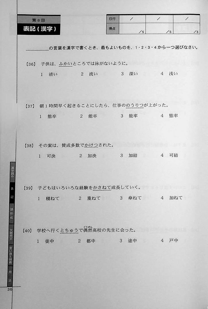 Drill and Drill N2 Vocabulary Page 33