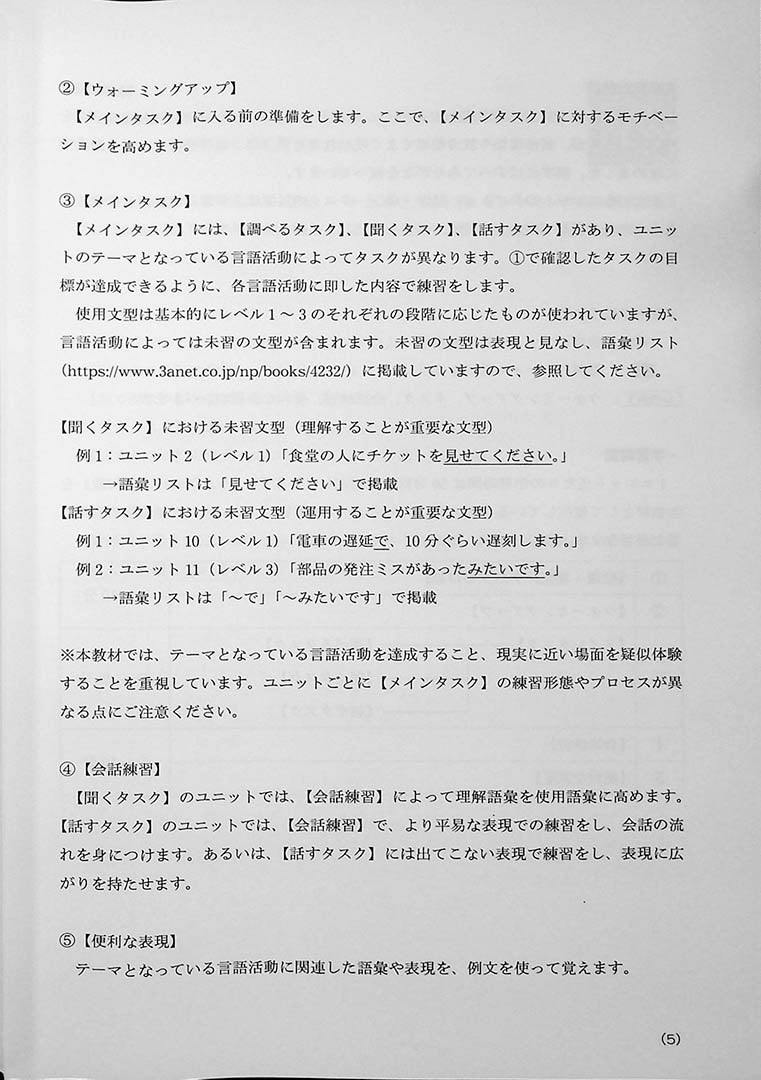 Genba No Nihongo: Worksite Japanese Level 2 Page 5