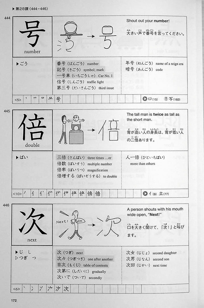 Genki Look and Learn Textbook Page 172
