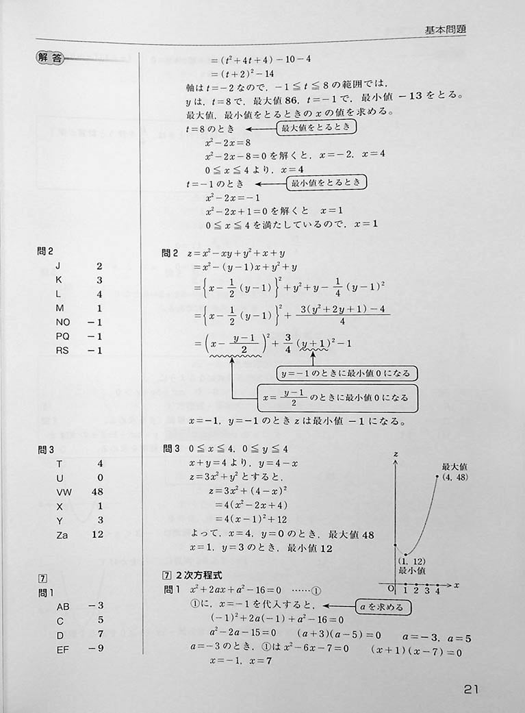 High Level EJU Preparation Textbook - Mathematics 1st Course