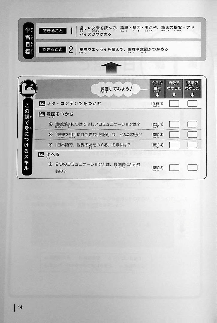 INTERMEDIATE JAPANESE READING Page 14