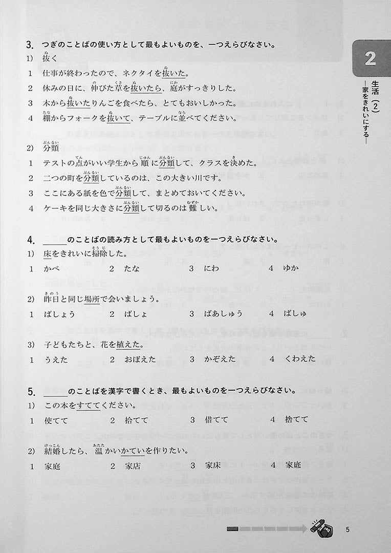 JLPT Vocabulary N3 Points & Practice