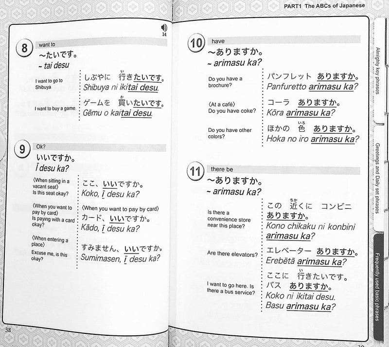 Japanese for Travelers Made Easy Page 38