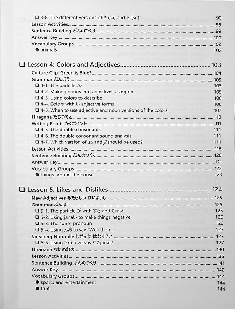 Japanese From Zero Volume 1 Page 5