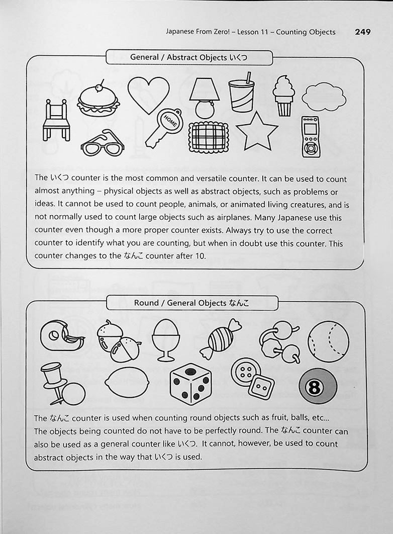 Japanese From Zero Volume 1 Page 249