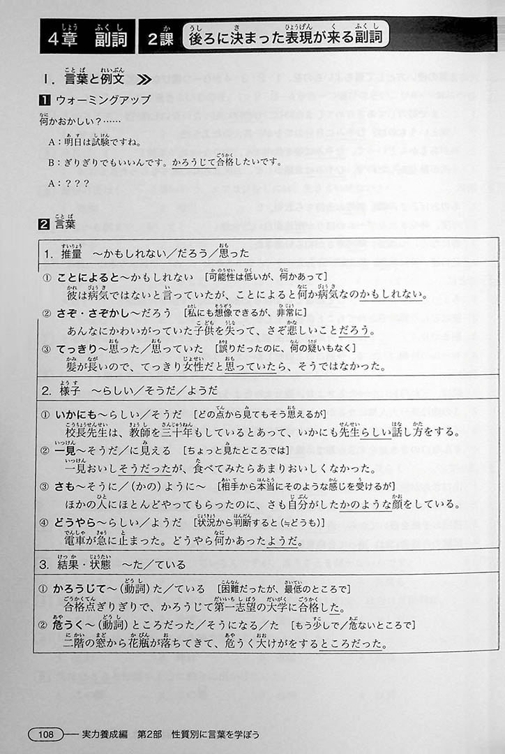 New Kanzen Master JLPT N1 Vocabulary Page 108