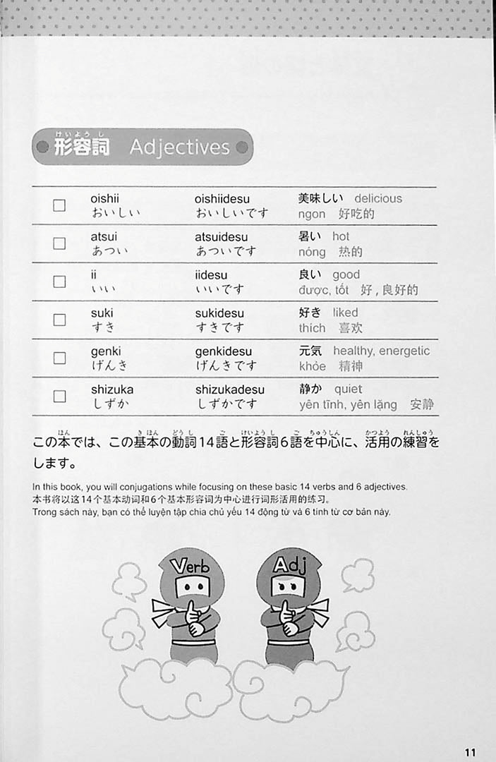 Nihongo Katsuyou Master Page 11