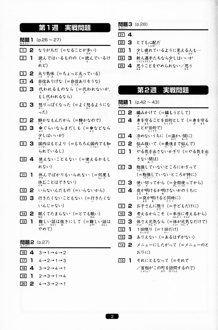 Nihongo So-Matome JLPT N2 Page 2
