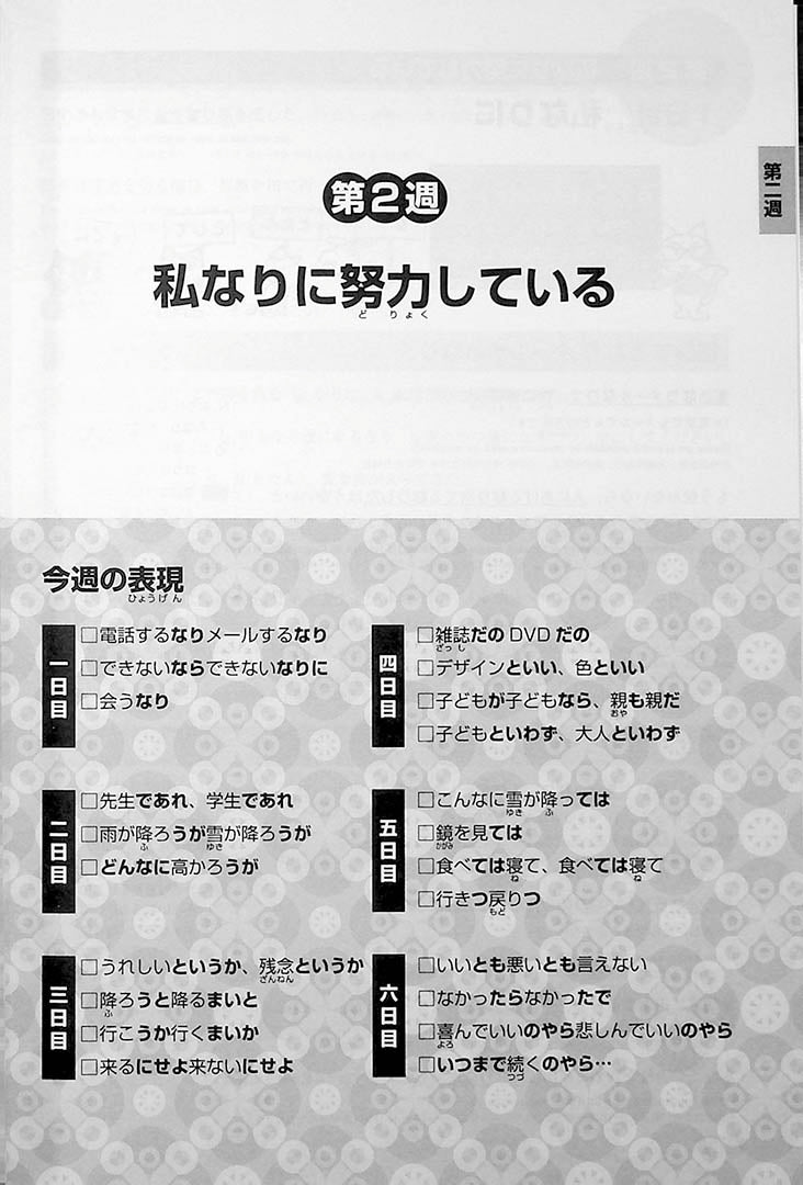 Nihongo So Matome N1 JLPT Grammar Page 29