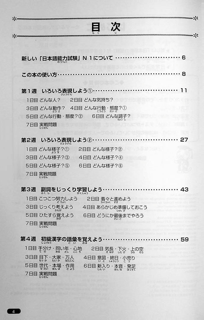 Nihongo So Matome JLPT N1 Vocabulary Page 4