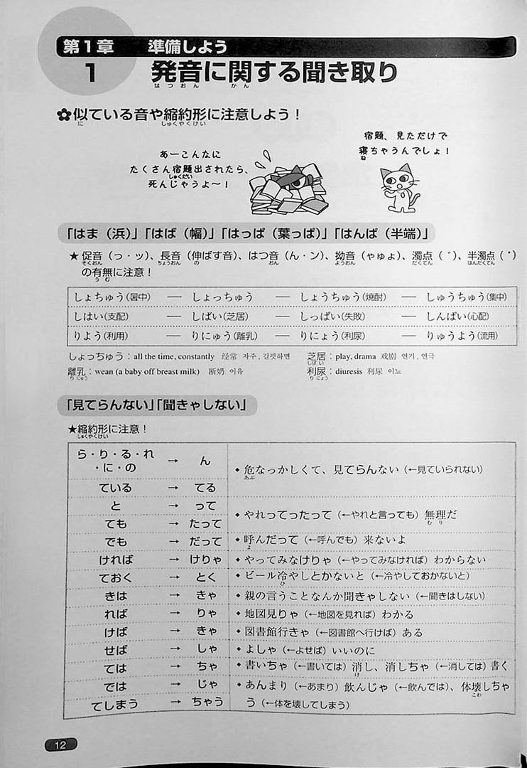 Nihongo So-Matome JLPT N1 Listening Page 12 