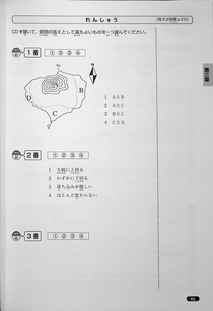 Nihongo So-Matome JLPT N1 Listening Page  45