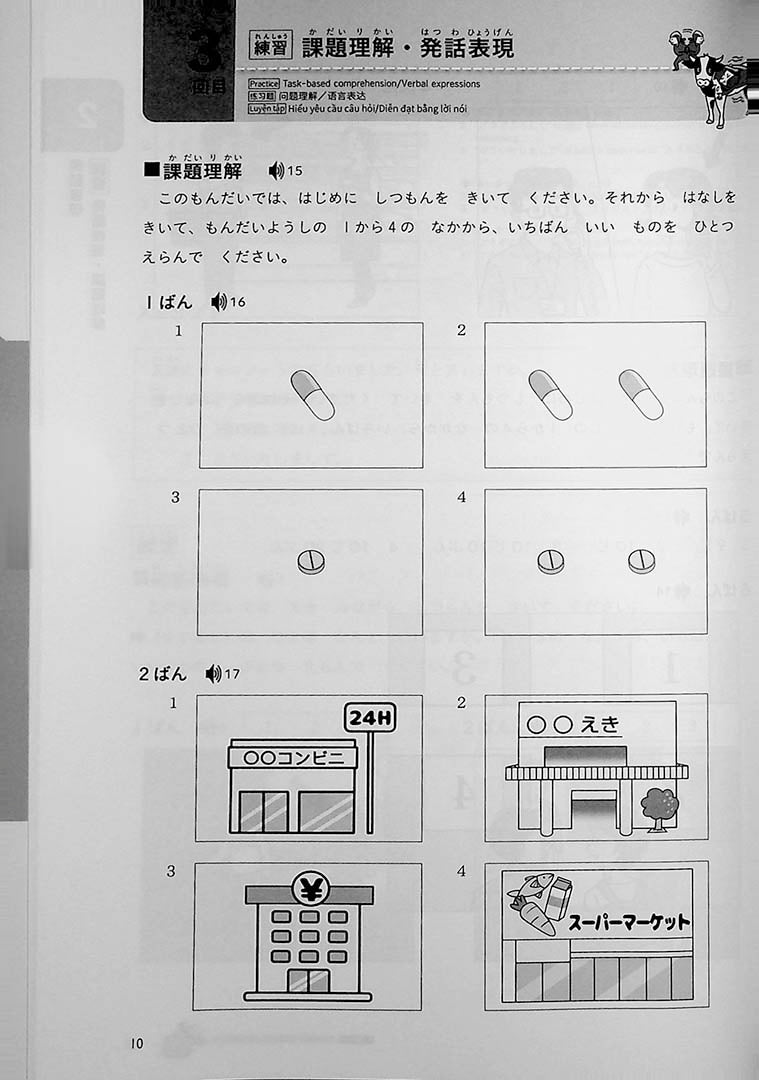 JLPT N5 Listening Comprehension Points & Practice