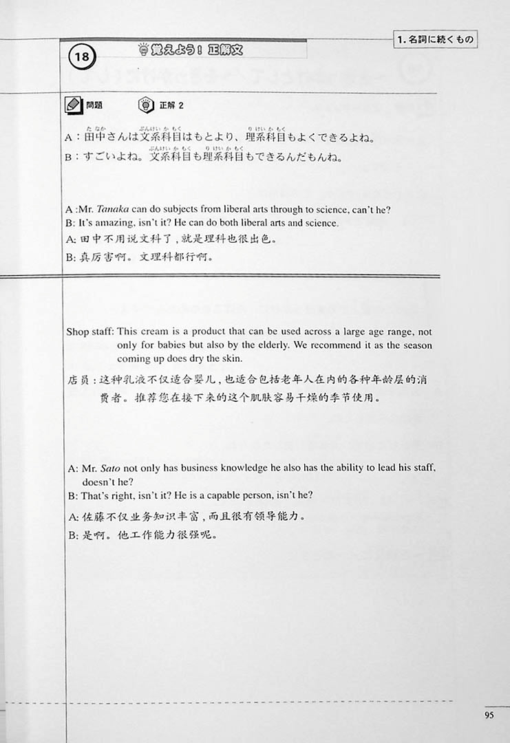 The Preparatory Course for the JLPT N2 Grammar Page 95