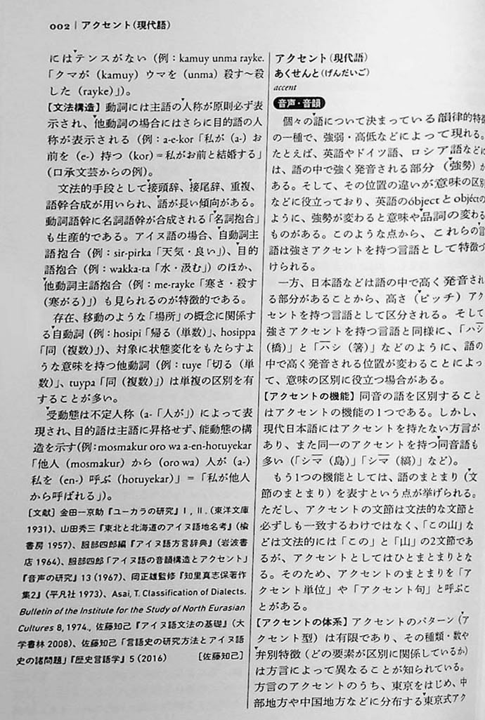 The Sanseido Dictionary of Japanese Linguistics Page 2