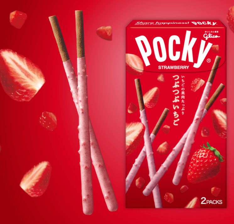 Pocky - Chocolate Strawberry Flavor