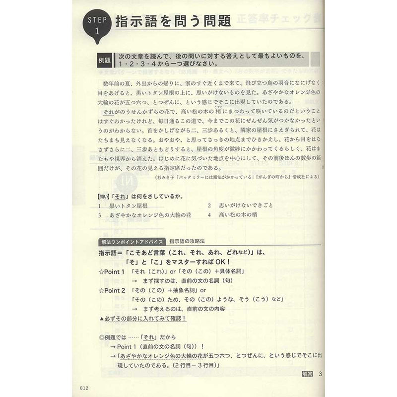 Dokkai Koryaku! JLPT N1 (Mastering Reading! JLPT N1) - White Rabbit Japan Shop - 2