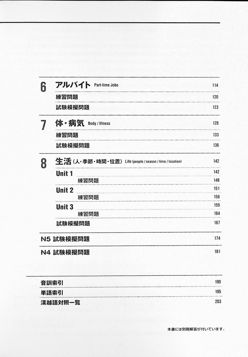 JLPT N4・N5 Kanji