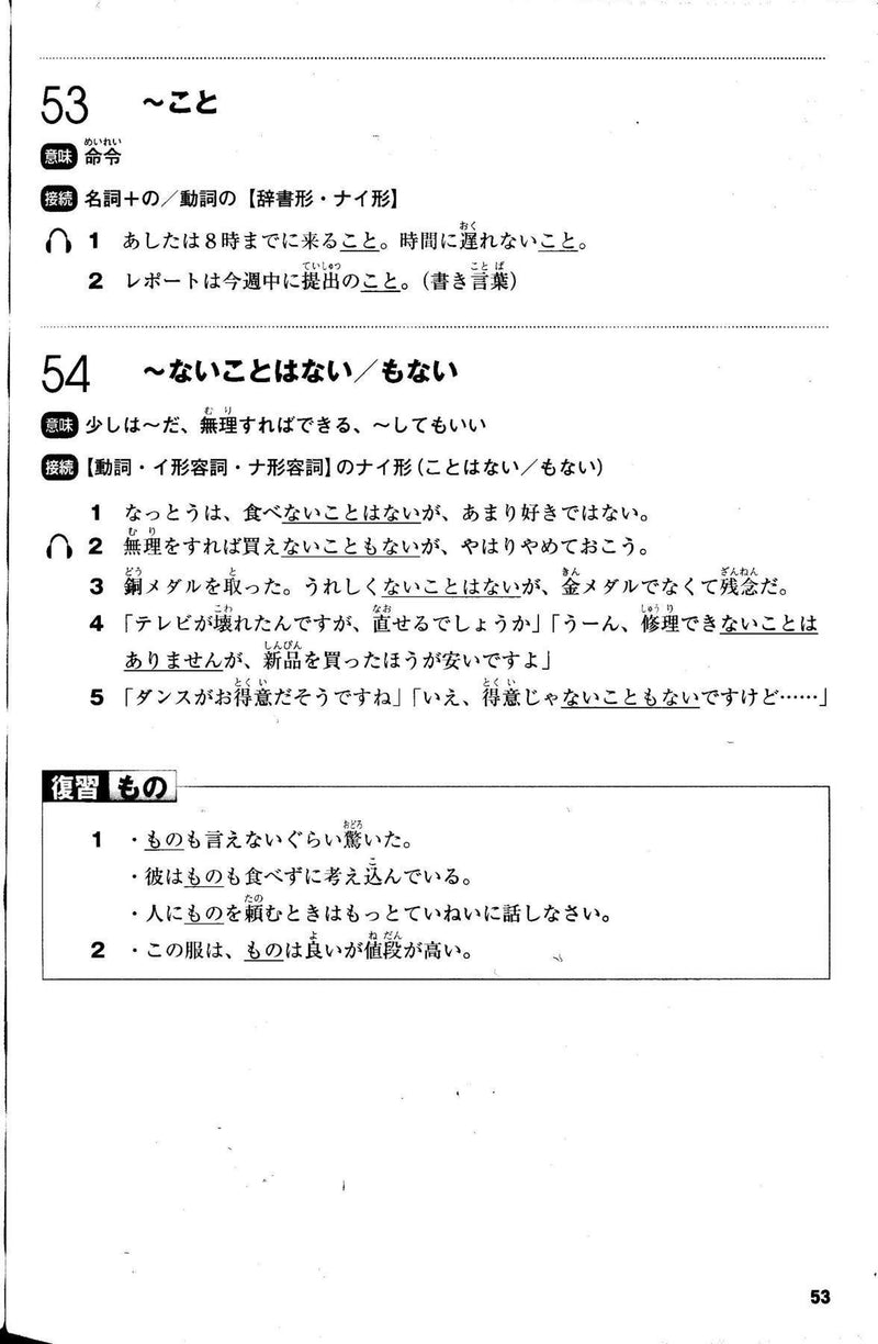 Mimi kara Oboeru: Mastering "Grammar" through Auditory Learning -  New JLPT N3 (w/CD) - White Rabbit Japan Shop - 3