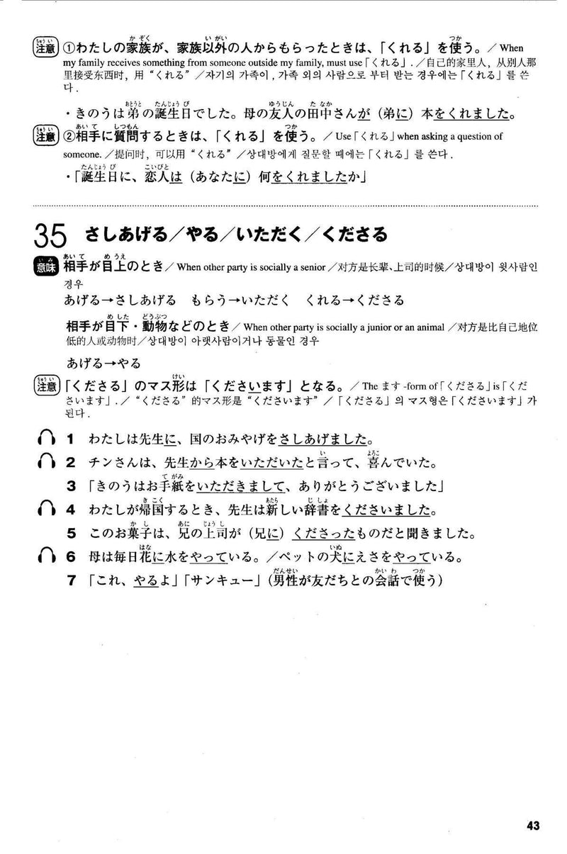 Mimi kara Oboeru: Mastering "Grammar" through Auditory Learning - New JLPT N4 (w/CD) - White Rabbit Japan Shop - 7