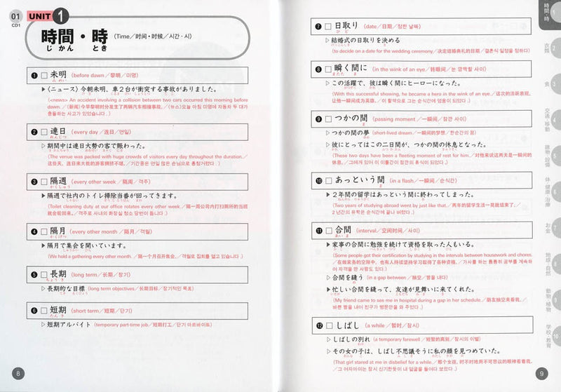 Quick Mastery of Vocabulary Advanced 2800- In Preparation for JLPT N1 - White Rabbit Japan Shop - 4