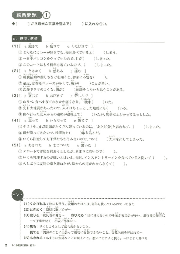 Tanki Gokaku JLPT N1・N2 Vocabulary