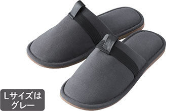 Disaster Prevention Slippers - grey 