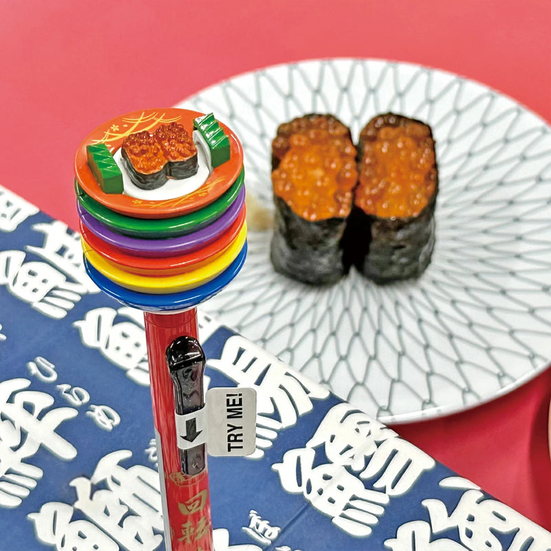 Rotatimg sushi pen - salmon roe
