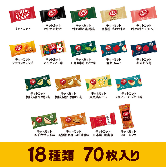 Kit Kat Party Box - 18 flavors 