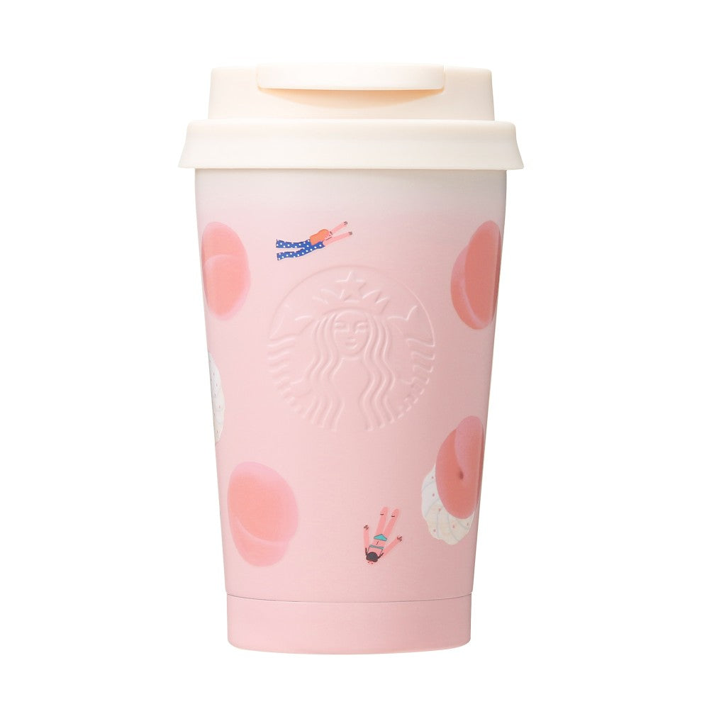 Starbucks Stainless TOGO Logo Tumbler Peachful Paradise 355ml