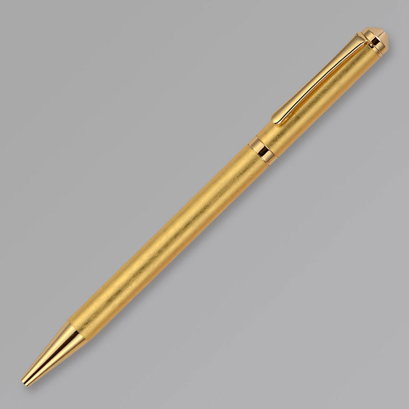 Hakuichi Gold Leaf Brass Ballpoint Pen – OMG Japan