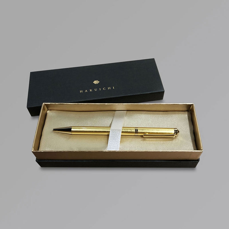 Hakuichi Gold Leaf Brass Ballpoint Pen