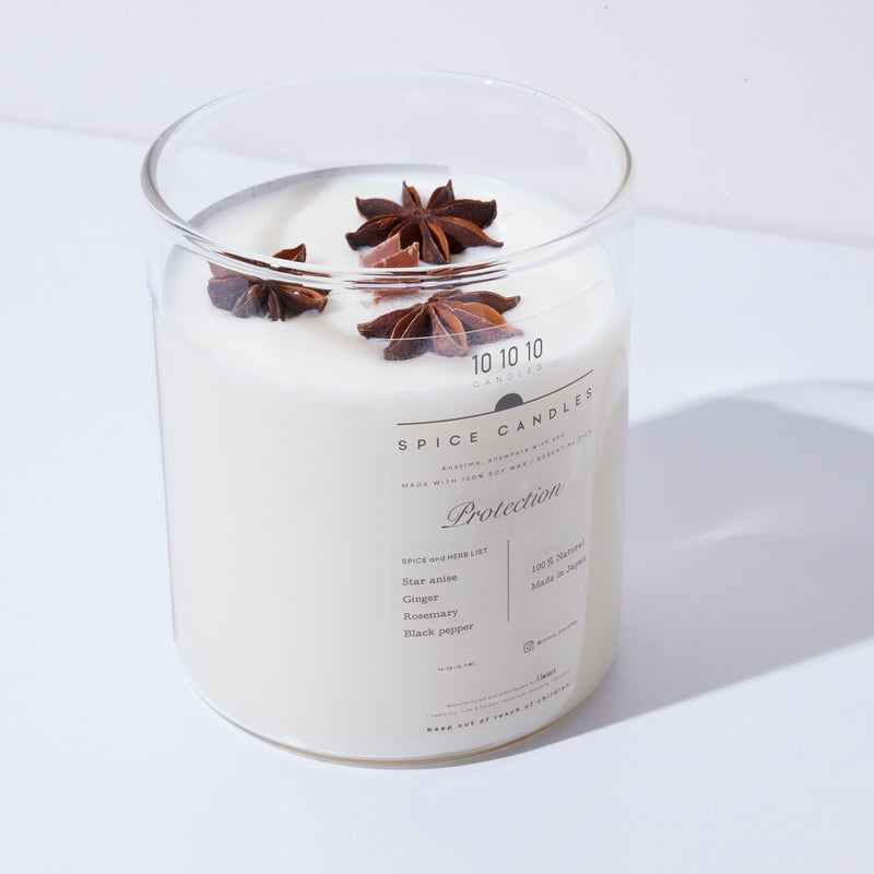 Spice Candle with Hina: Protection