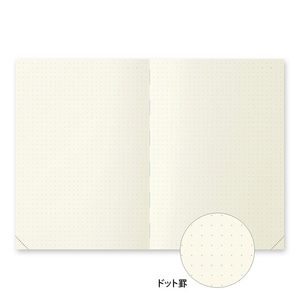Midori MD Notebook Journal - A5 - Codex 1 Day 1 Page - Dot Grid