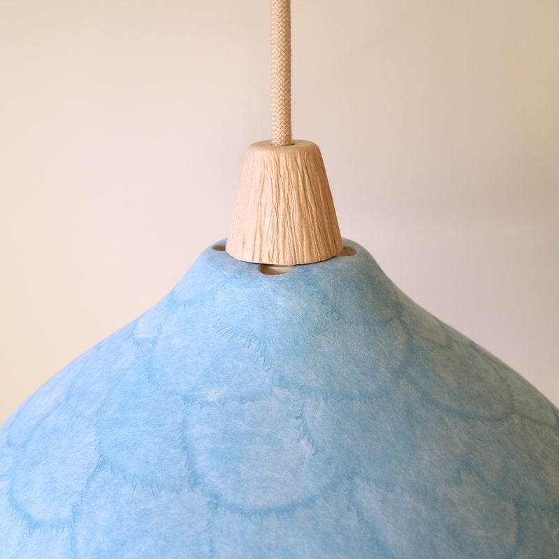 Hanging Mountain Lanterns by Sachie Muramatsu (White, Pale Blue)