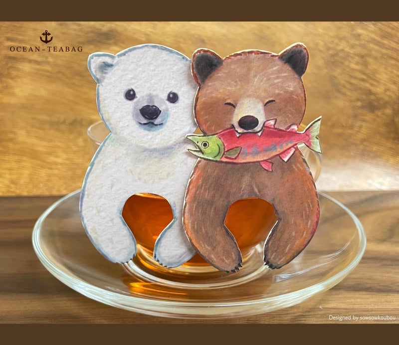 Polar Bears Herbal Tea Set by Ocean Tea Bag