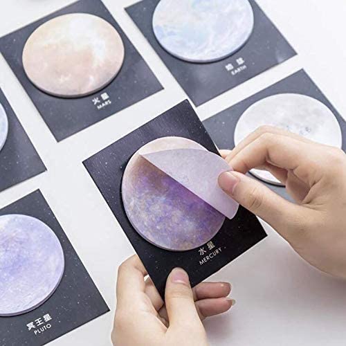 Moon and Planets Sticky Notes