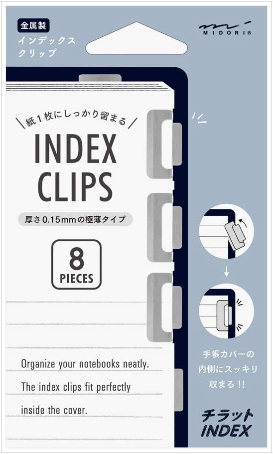 Midori Index Clips