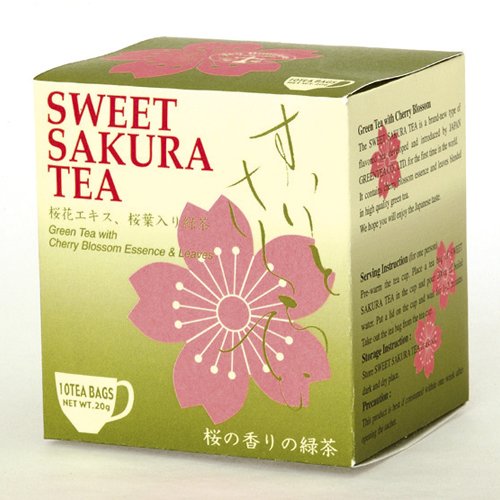 Sweet Sakura Tea (Green, Black, Cherry Blossoms, Houjicha)