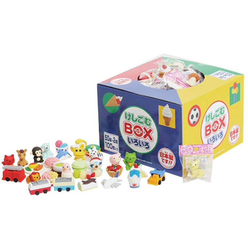 Iwako Erasers Box of 100